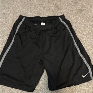 Nike Black and Gray Athletic Shorts